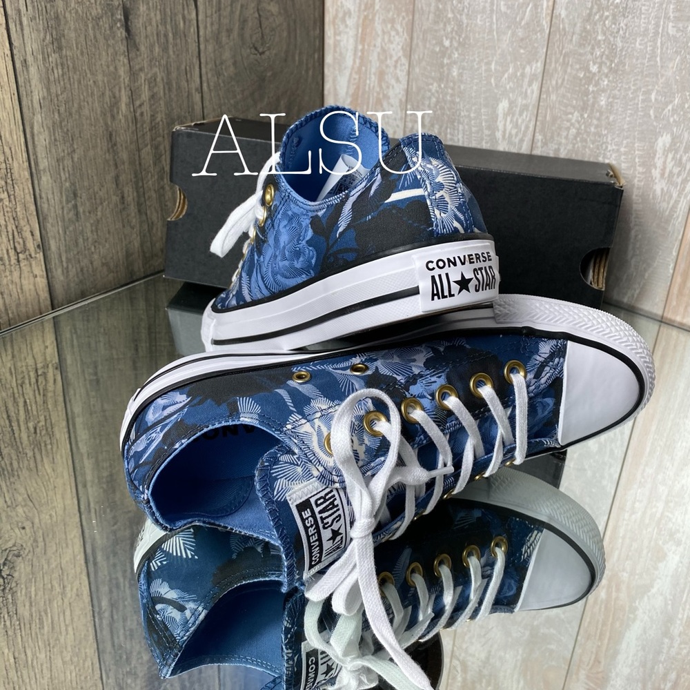 Converse Ctas OX Mason Blue Canvas W AUTHENTIC - Picture 6 of 7